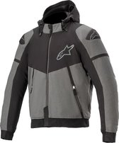 Alpinestars Sektor V2 Tech Melange Dark Gray Black Motorcycle Hoodie M