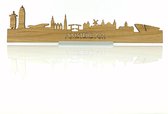 Standing Skyline Amsterdam Eikenhout - 60 cm - Woondecoratie design - Decoratie om neer te zetten - WoodWideCities