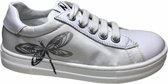 Naturino veterssneakers rits dance zip wit  mt  39