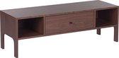 Beliani CLINTON - TV-meubel - donkere houtkleur - MDF