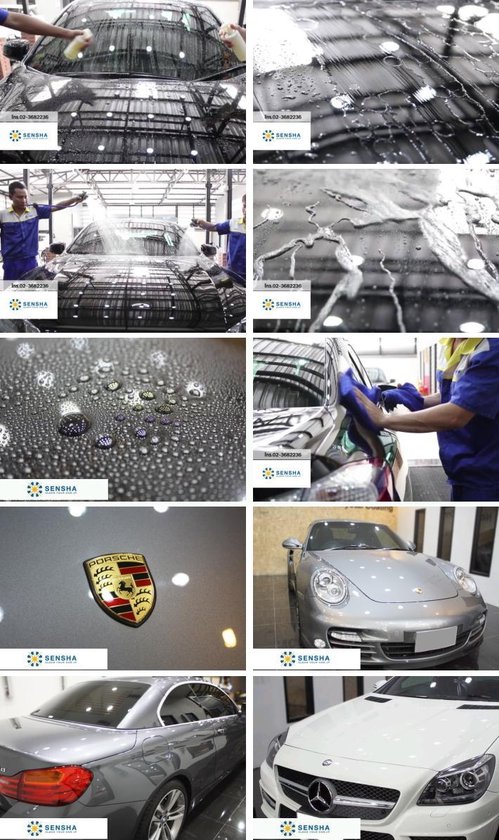 SENSHA Fine Crystal waterafstotende SiO2 Glascoating Spray 800 ml | Nano coating  auto ... | bol.com