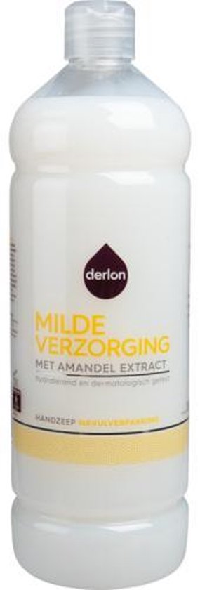 Derlon Milde Verzorging - Handzeep Navulling - 1000ml | bol.com