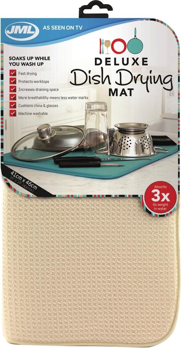 Moedig aan Erfenis Redenaar Deluxe Dish Drying Mat | bol.com