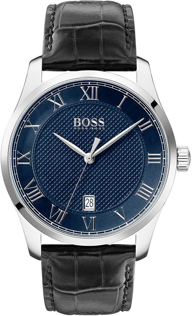 hugo boss black leather watch strap