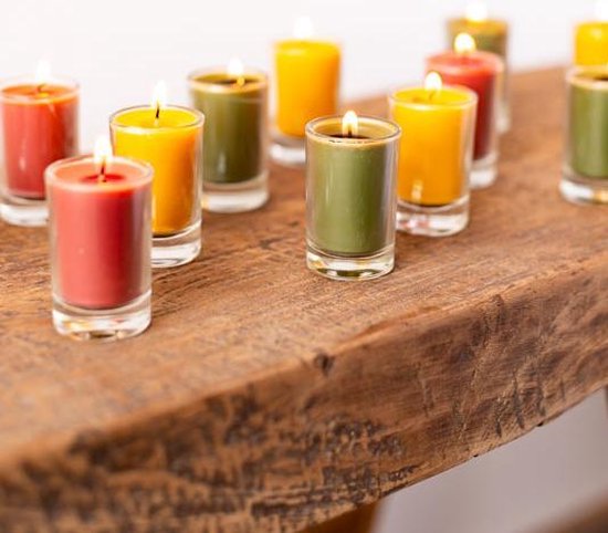 spanning uitrusting Bezwaar Home Society - Votive Mini Candle - Nude - set van 6 | bol.com
