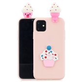 Speelse softcase met 3D cupcakes voor iPhone 11 Pro Max - Roze