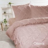 Papillon Ottowa - dekbedovertrek - eenpersoons - 140 x 200/220 - Roze