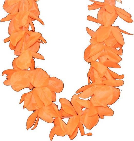 3BMT - Oranje ketting - oranje slinger - oranje hawaii krans | bol.com