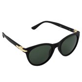 Visionmania Zonnebrillen Dames Vierkant - Zwart/Groen - Polariserende glazen