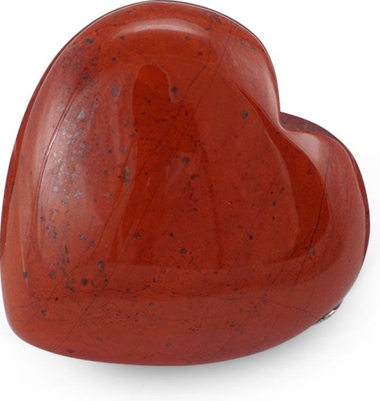 Stimulans Specialiseren Gluren Hart urn mini - Rode Jaspis edelsteen | bol.com