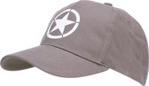 Fostex Garments - Baseball cap Allied Star WWII (kleur: Grey / maat: NVT)