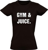 Gym & Juice dames t-shirt | gymbuddy | grappig | sportmaatje | maat XXL