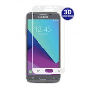 Samsung Galaxy J3 2017 full cover Screenprotector Tempered Glass Wit