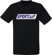 Sportlijf heren t-shirt | fitness | funny | sportbuddy | maat L