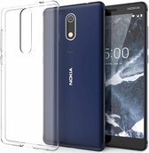 Nokia 5.1Transparant lichte TPU ultra clear Hoesje