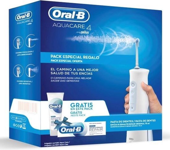 Oral B Luxe + uitgebreide monddouche(set) Braun AQUACARE | mondreiniging |  elektrische... | bol.com