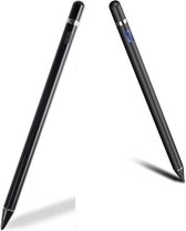 DrPhone Ultima Capacitieve Actieve Stylus Pen - 1.45mm - Magnetisch - ZWART Geschikt voor iPad Pro / Air / Mini - Samsung Tablet