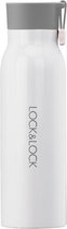 Lock&Lock RVS Thermosfles - Thermosbeker - Travel Mug - Isoleerfles - Veldfles - Drinkfles - Theefles - Met Filter - Koffie en Thee - Lekvrij - Tot 10 uur warm - 350 ml - Wit