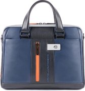 Piquadro Urban Slim Portfolio Computer Briefcase 14'' Blue/Grey