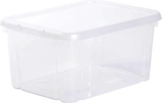EDA PLASTIC grappige doos 8 L opbergdoos - natuurlijk - 31 x 23,4 x 15,4 cm  | bol.com