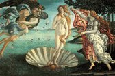 MyHobby Borduurpakket – Geboorte van Venus van Botticelli 60×40 cm - Aida borduurstof 5,5 kruisjes/cm (14 count) - Telpatroon - Borduurgaren - Borduurnaald - Handleiding - Voor Beginners & Gevorderden - Complete borduurset