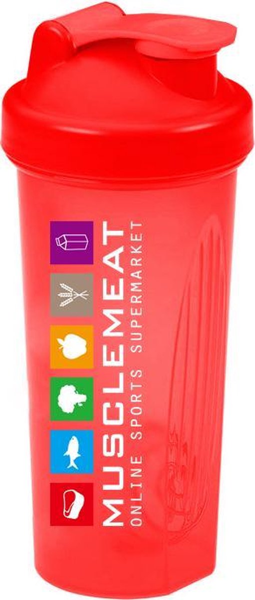 Goedkoopste Muscle Meat Shakebeker Rood - 700ml