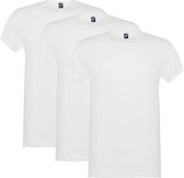 Alan Red derby 3-pack O-hals shirts wit - maat M