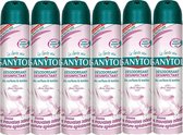 Sanytol - Desinfecterende luchtverfrisser - Antibacterieel - Witte Bloemen  - 6 x 300 ML