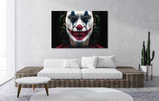 ✓ Joker • Les larmes d'un Clown toile 90x60 cm • Impression d'image sur la  peinture... | bol