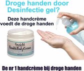 Ambachtskroon handcreme, na desinfectie gel, droge handen, desinfectie,handgel,sanitizer