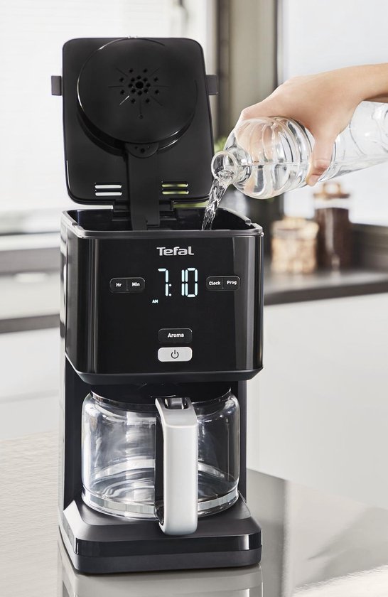 Opties voor koffiebereiding - Tefal CM6008 - Tefal Smart & Light CM6008 - Filter-koffiezetapparaat - Zwart