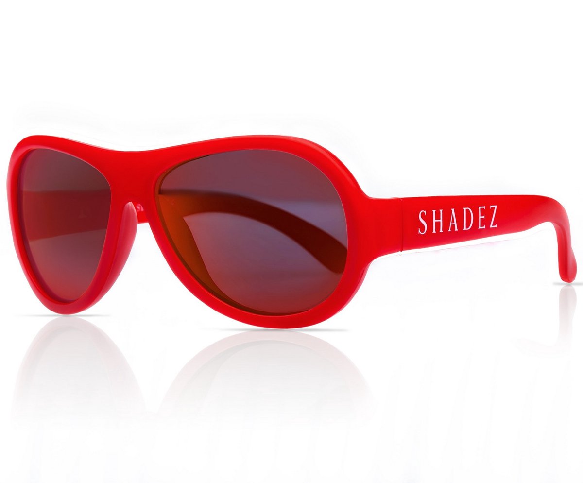 Shadez - Onbreekbare baby zonnebril kinder zonnebril- Classic Red 3-7 jaar
