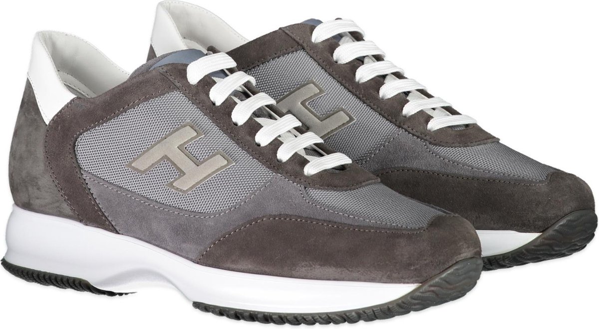 Hogan Sneaker Grijs - Maat 44 - Heren - Lente/Zomer Collectie - Polyester |  bol.com