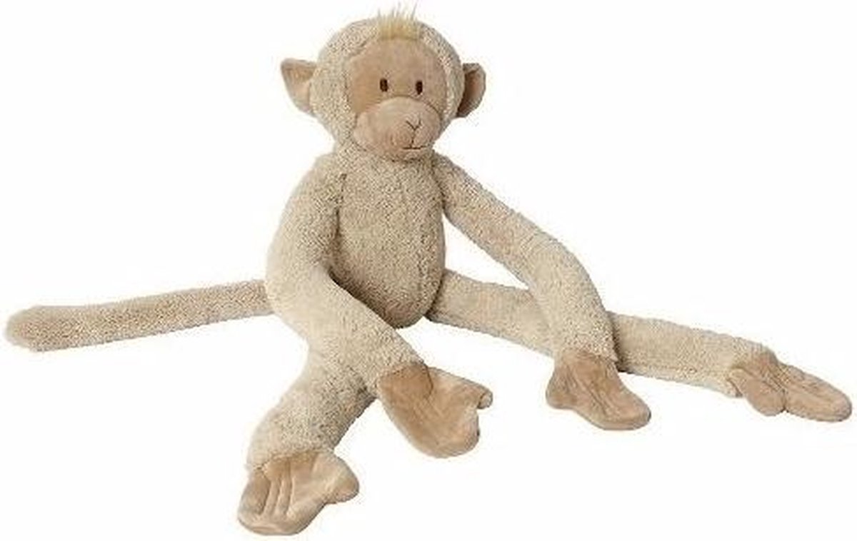 Happy Horse Hangende Aap Knuffel 85cm - Beige - Baby knuffel | bol.com