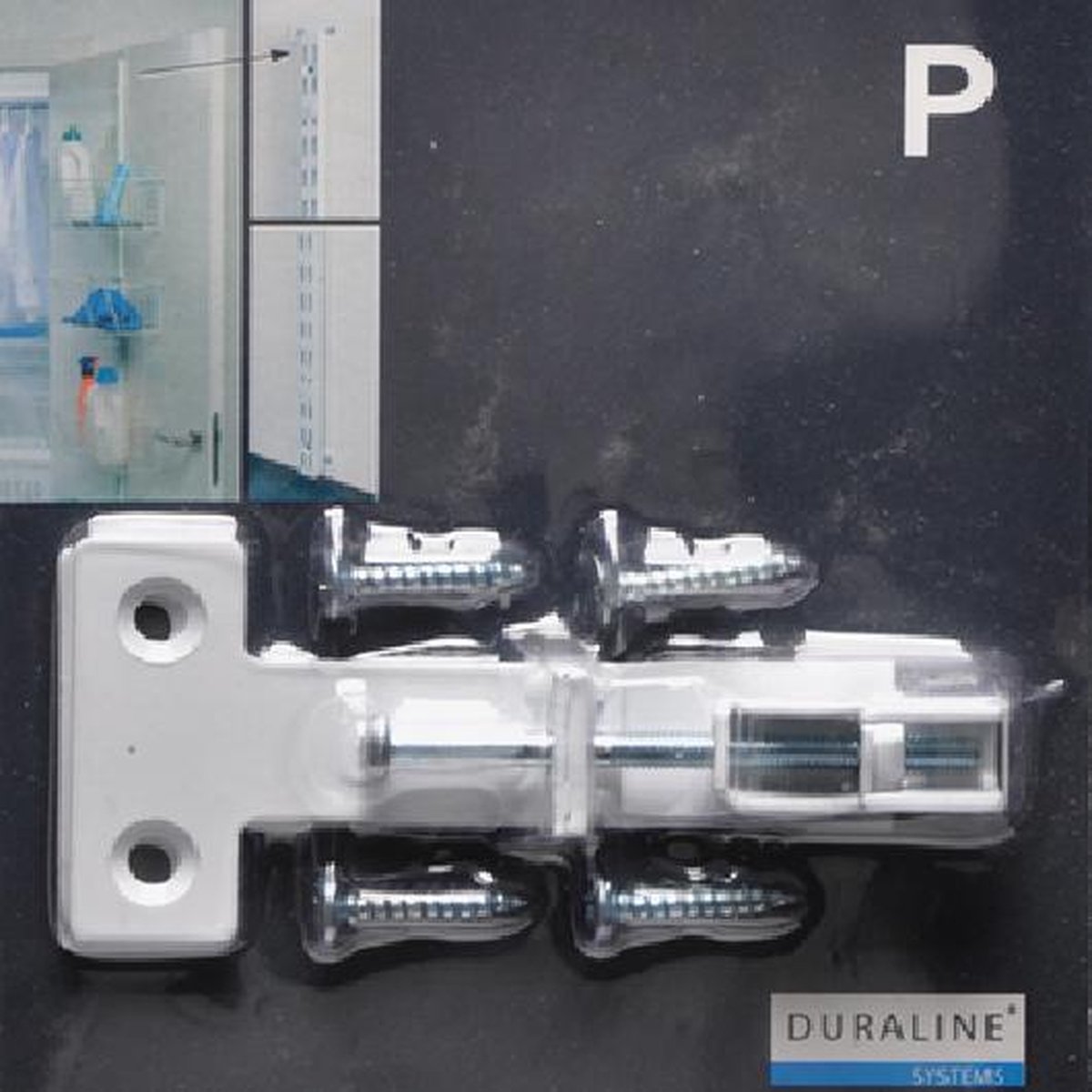 Duraline storage deurmontageset wit