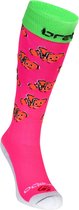 Brabo Socks Fishes Pink/Orange Sportsokken Unisex - Pink/Orange