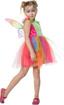 Elfen Feeen & Fantasy Kostuum | Feetje Alle Kleuren Van De Regenboog | Meisje | Maat 140 | Carnavalskleding | Verkleedkleding