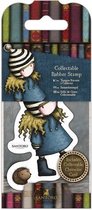 Gorjuss: Collectable Mini Rubber Stamp - Santoro - No. 35 The Friendly Hedgehog (GOR 907415)