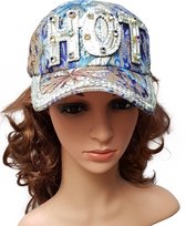 Cap - party cap - Glitter & Glamour cap - Hot Blauw