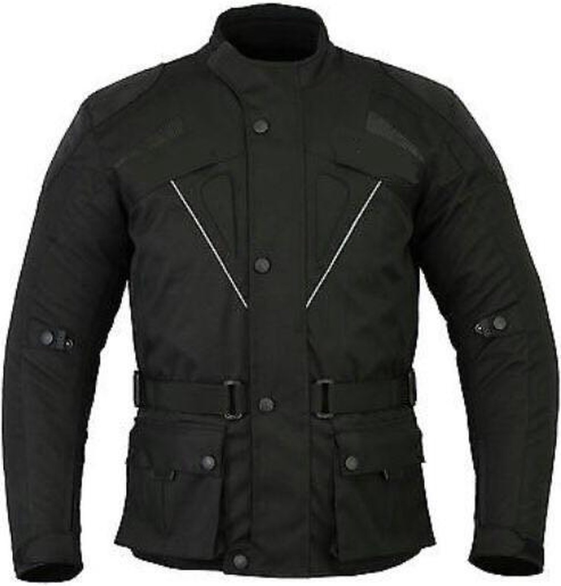 Urban 5884® - Reno - Heren Motorjas - Cordura – Zwart - Uitneembare body - Met Protectie - Maat L