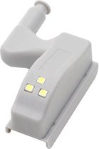 Automatische LED Kast Verlichting | LED Scharnier Verlichting met Druksensor | Kastverlichting LED Warm Wit | Inclusief batterijen