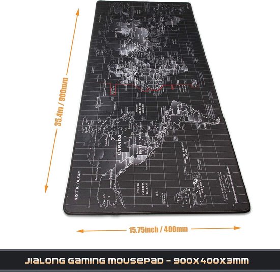 FORRICA RGB Gaming Muismat 900x400x4 mm XXL Grote Gaming-Muismatten LED