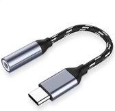 WiseGoods - USB C Naar AUX - USB C Jack 3.5mm - Koptelefoon Splitter - Hoofdtelefoon Adapter - USB Type C