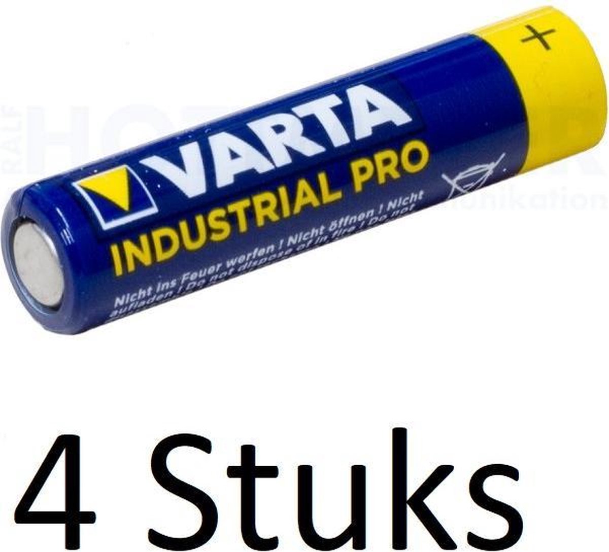4 Stuks Varta Industrial Pro AA (Bulk Verpakking)
