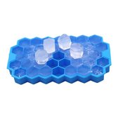 Honeycomb ijsblokjes | ijsblokjesvorm | ijsblokjesmakers | siliconen | met deksel | blauw