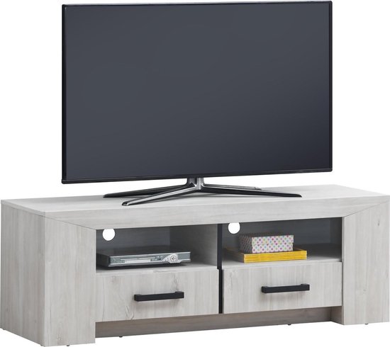 Belfurn-Tv-meubel Elvis 136cm decor witte eik