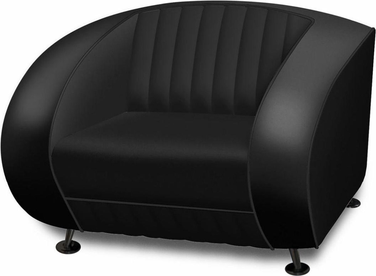 Bel Air Sofa Stoel SF-01 - Volledig Zwart