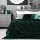 Beddensprei_sprei_kleur_groen_200X220cm_100% POLYESTER_