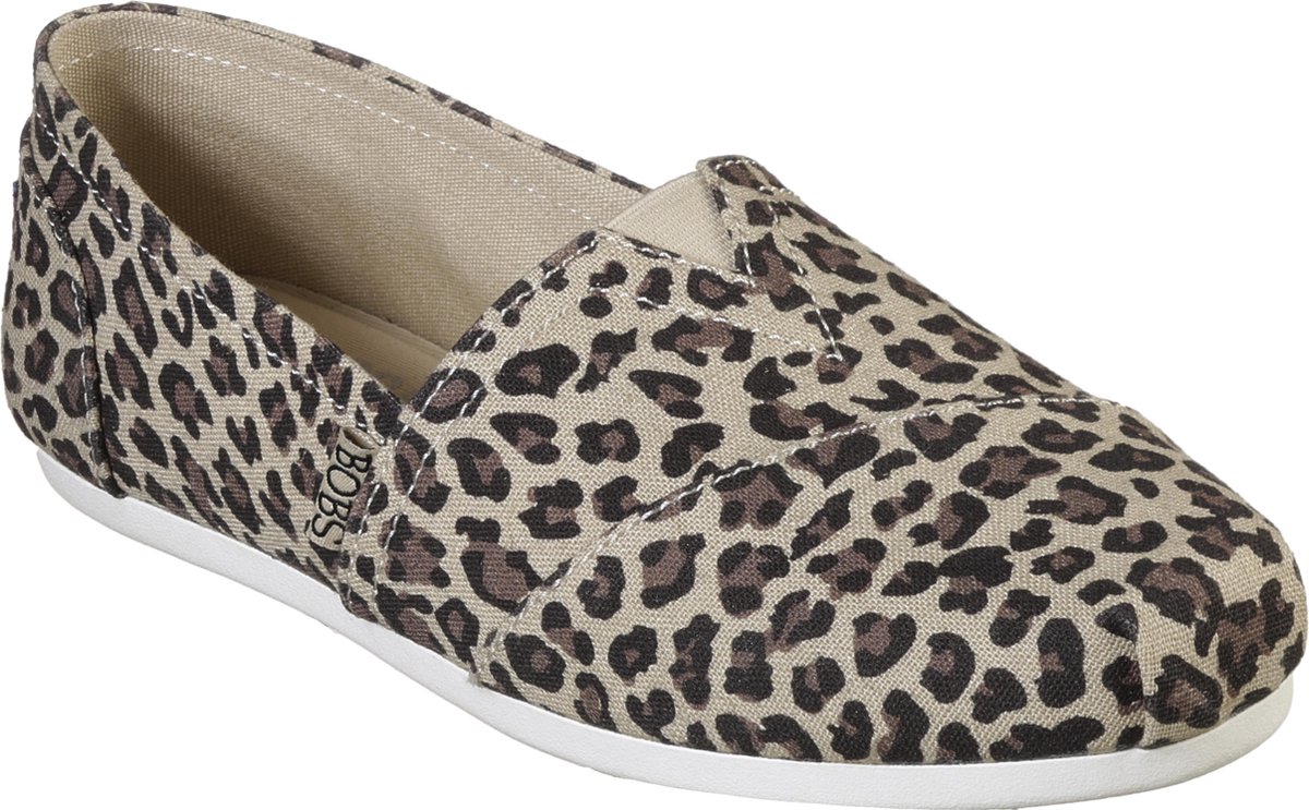 Skechers Bobs Plush - Hot Spotted Dames Instappers - Leopard - Maat 37 |  bol.com