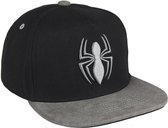 Spider-Man - Spider Logo Black/Grey Snapback Cap